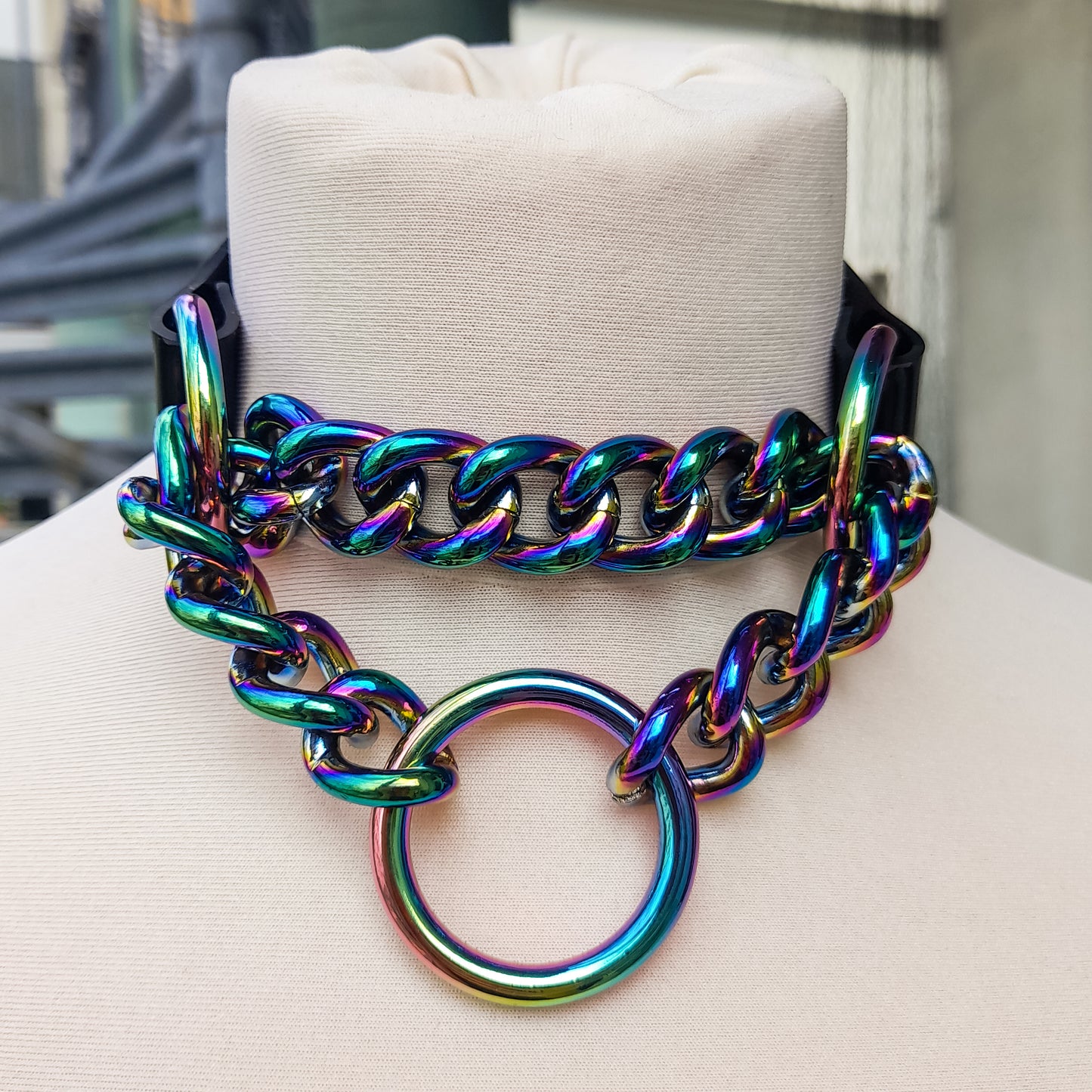 Helios Rainbow O Ring Chain Choker