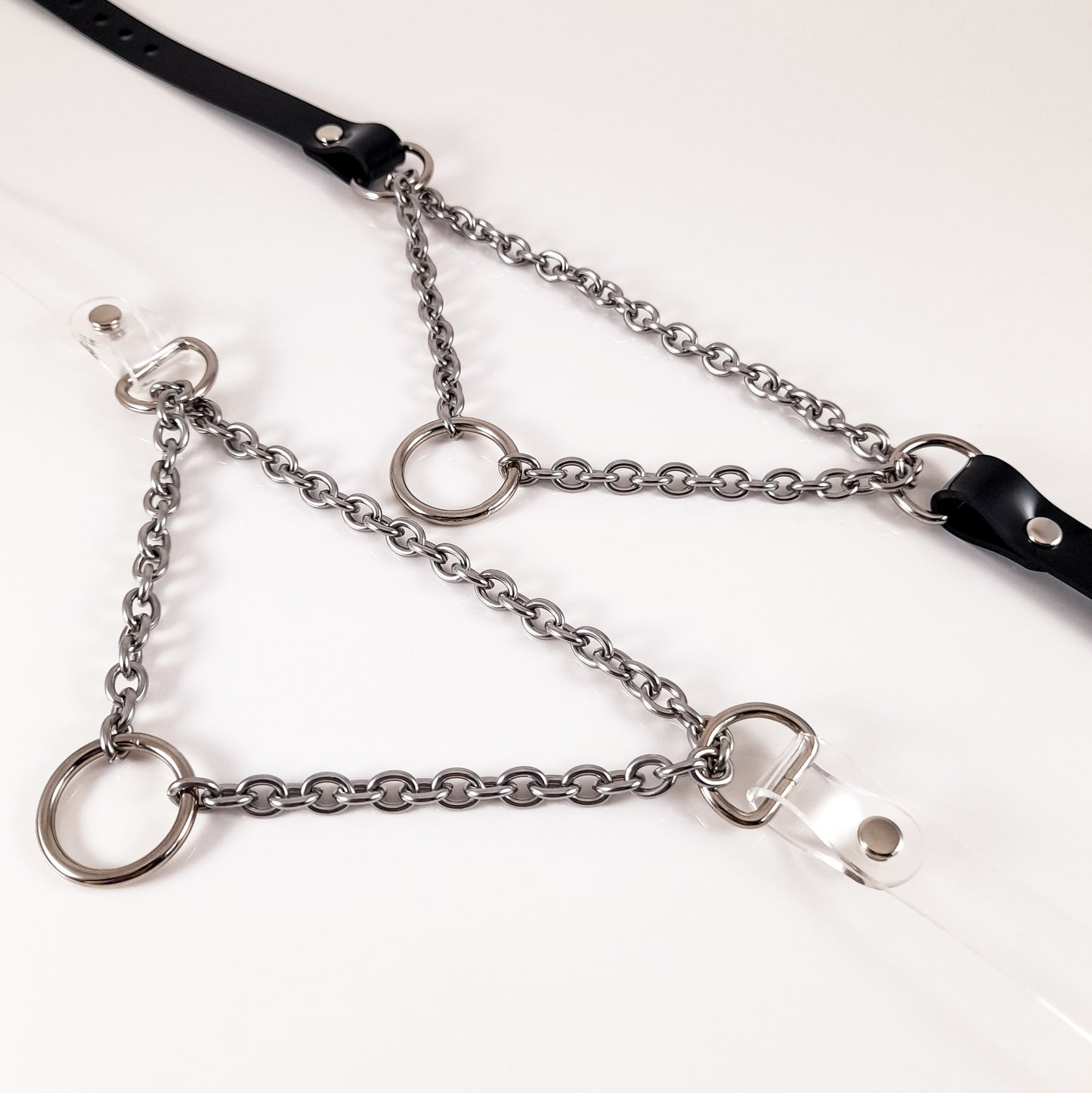 Mini-Martingale-Halsband mit O-Ring