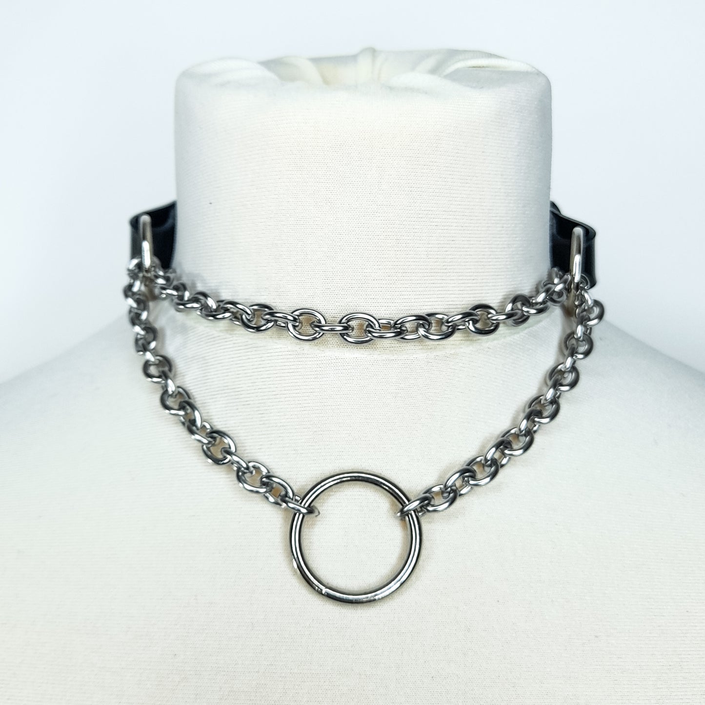 Mini Martingale O Ring Collar Choker