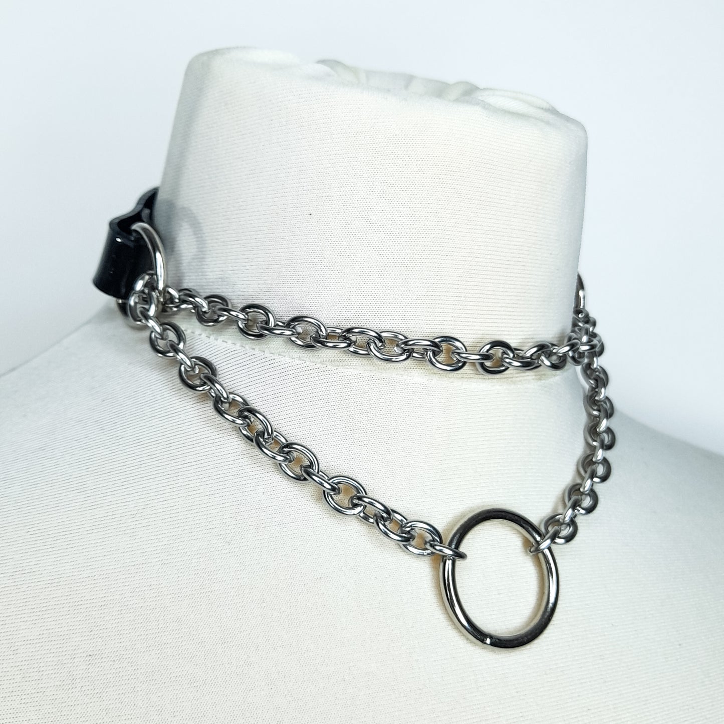 Mini Martingale O Ring Collar Choker