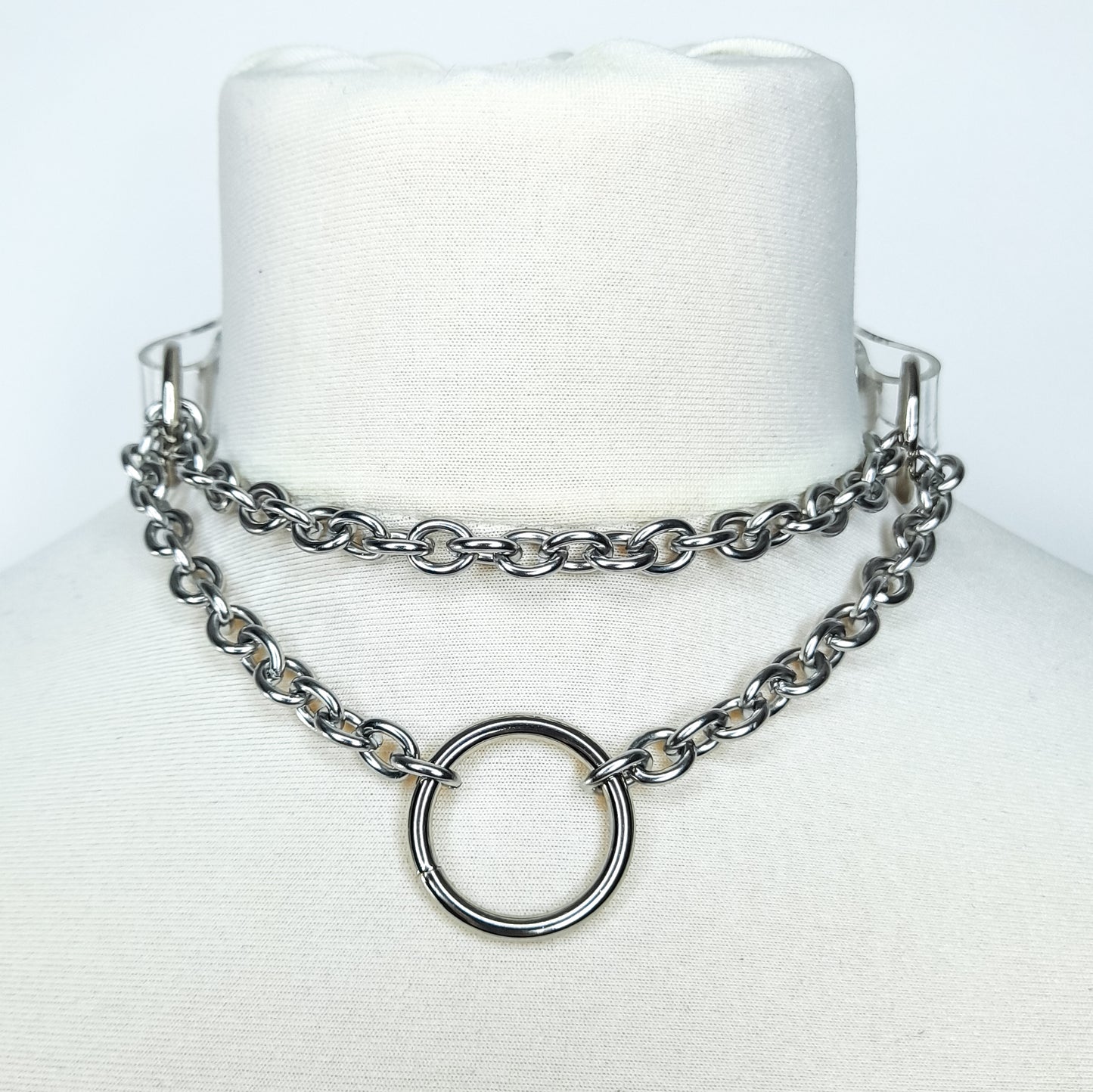 Mini-Martingale-Halsband mit O-Ring