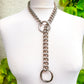 Carnal Silver O Ring Slip Chain Necklace