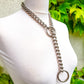 Carnal Silver O Ring Slip Chain Necklace