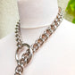 Carnal Silver O Ring Slip Chain Necklace