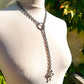 Serpent Silver Slip Chain Necklace