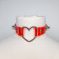 Euphoria Spiked Heart Ring Choker